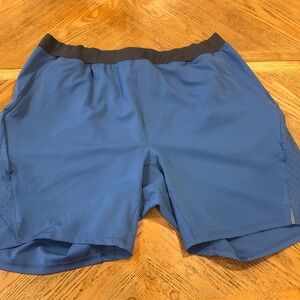 tasc Performance Velocity 8" Shorts XL Marine Blue Unlined TM760 Mens Athletic